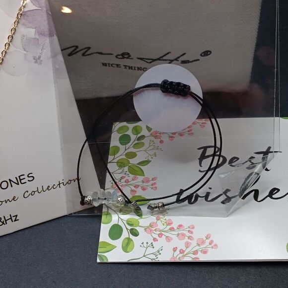 Me&Hz Initial Z & Birthstone Necklace. Comes With Card, Pouch, Gift - Picture 5 of 5